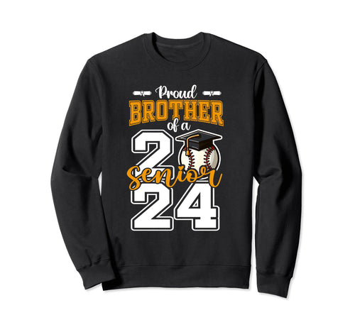 Proud Brother 2024 Baseball Sweatshirt - Casual Everyday Wear Unisex - T-Shirt, Sweatshirt, Hoodie