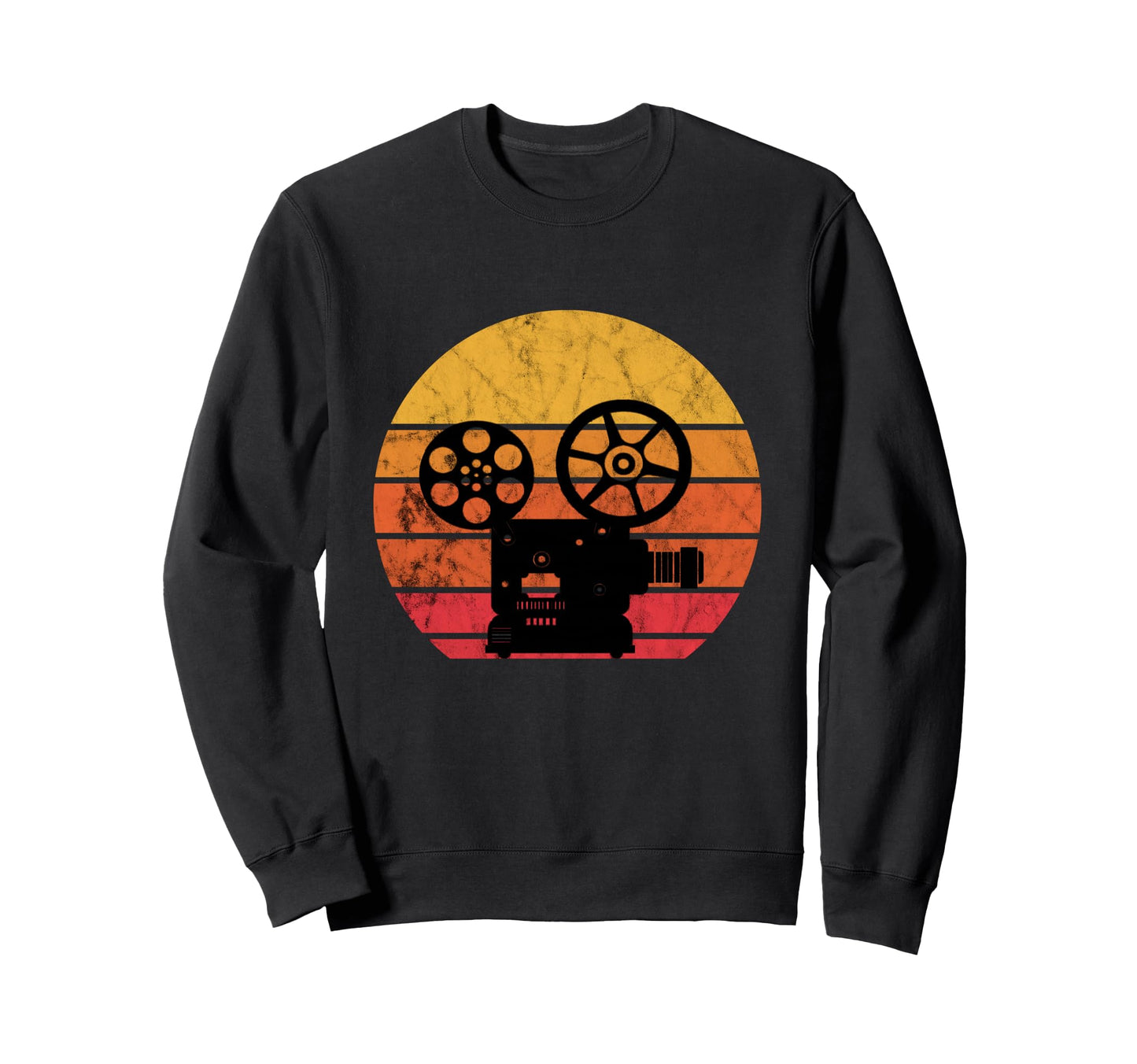 Filmmaker Camera Lover Sunset Film Sweatshirt - Graphic Print Unisex - T-Shirt, Sweatshirt, Hoodie