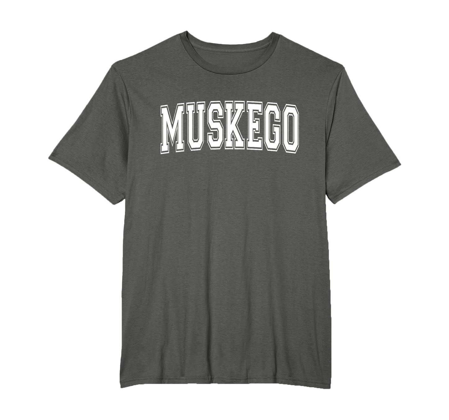 Muskego Wi Wisconsin Usa Sports Varsity T-Shirt - Trendy Graphic for Adults - T-Shirt, Sweatshirt, Hoodie