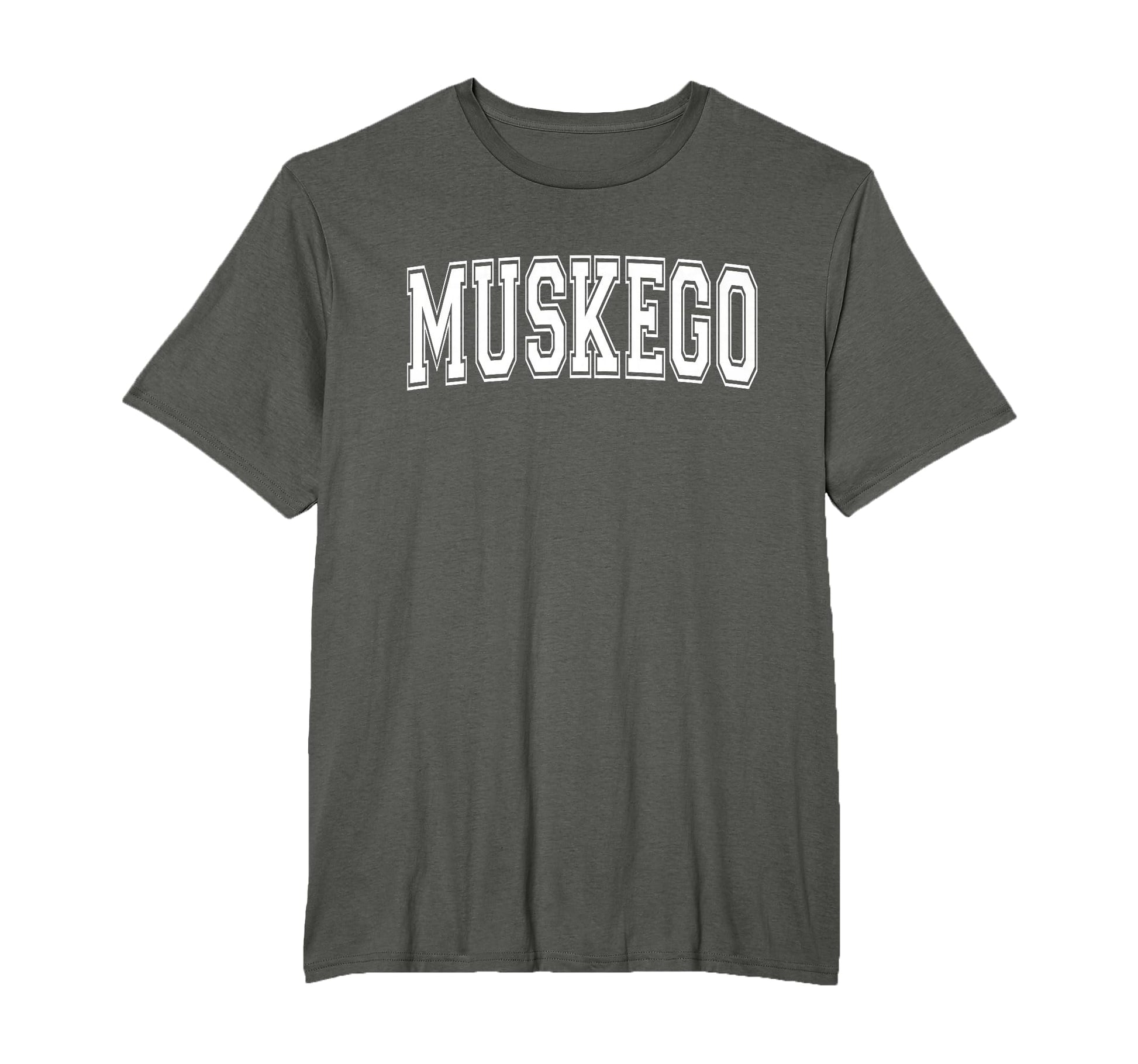 Muskego Wi Wisconsin Usa Sports Varsity T-Shirt - Trendy Graphic for Adults - T-Shirt, Sweatshirt, Hoodie