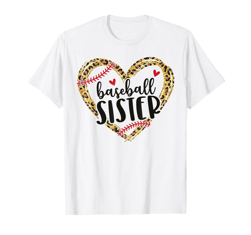 Baseball Sister Biggest Fan T-Shirt - Aesthetic Graphic for Adults - T-Shirt, Sweatshirt, Hoodie