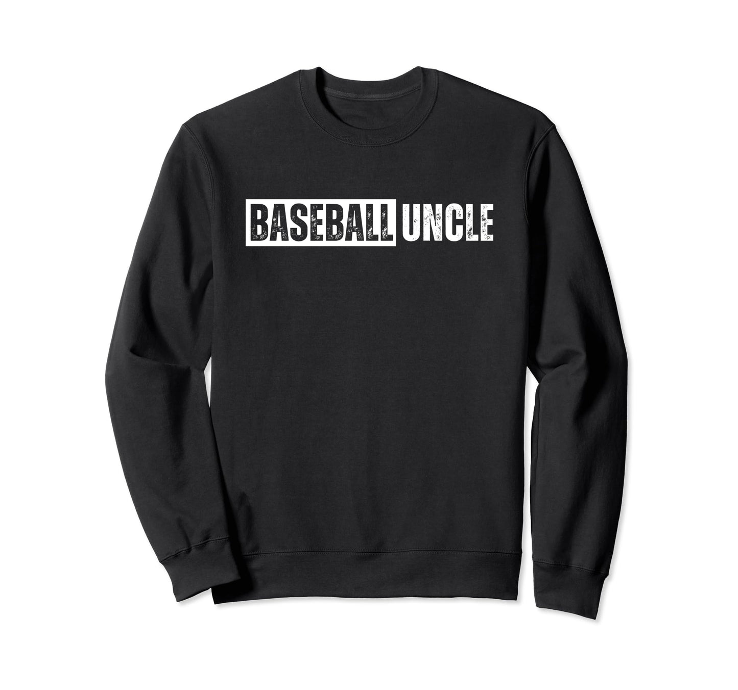 Baseball Uncle Distressed T Shirts T-Shirt - Custom Art Print for Adults - T-Shirt, Sweatshirt, Hoodie