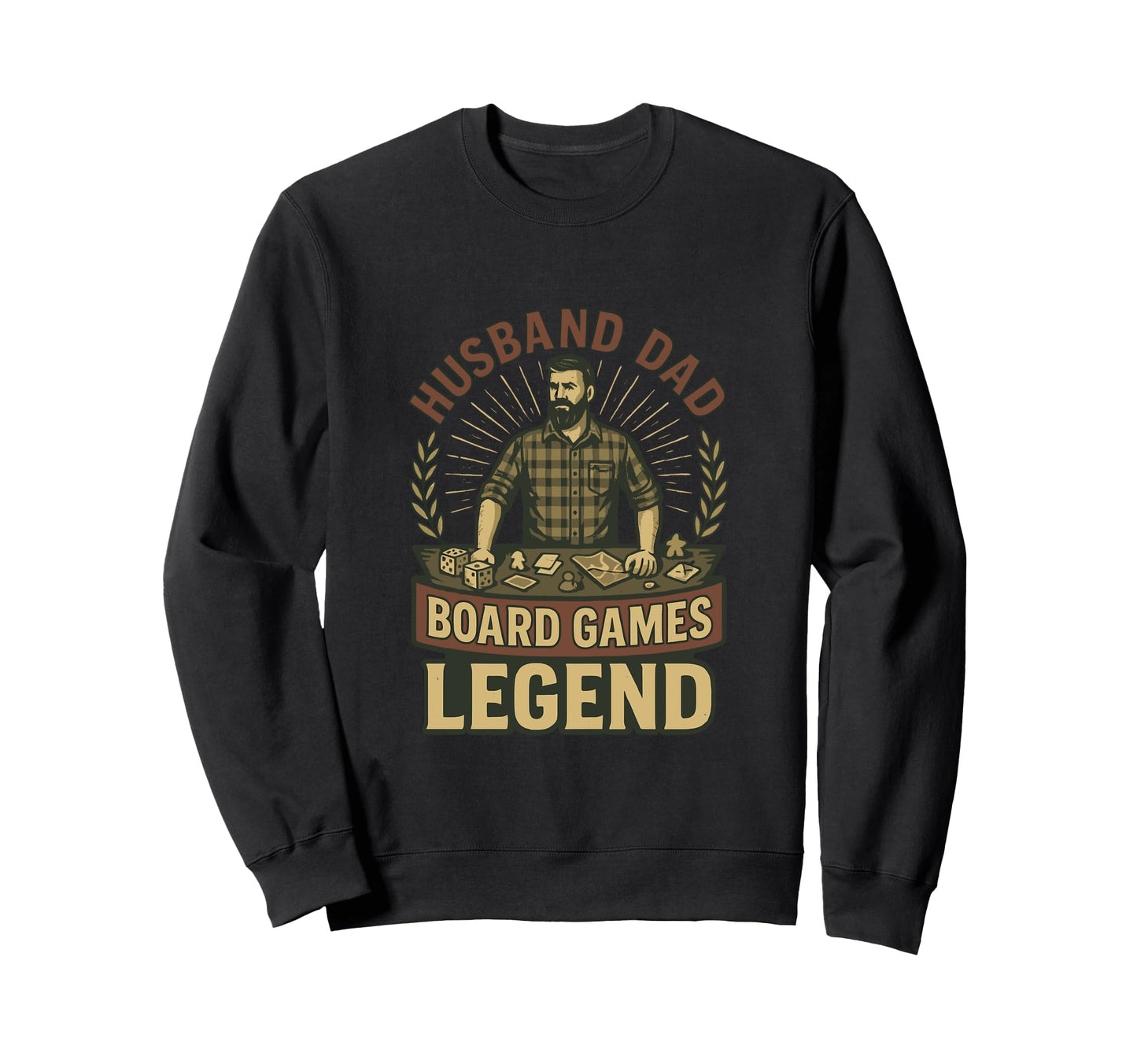 Board Game Dad Chess Daddy Board Sweatshirt - Streetwear Style for Adults - T-Shirt, Sweatshirt, Hoodie