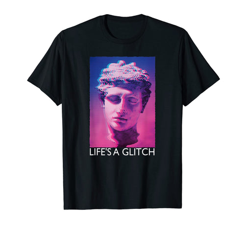Lifes Glitch Vaporwave Aesthetic Japanese T-Shirt - Unique Graphic Unisex - T-Shirt, Sweatshirt, Hoodie
