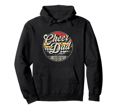 Cheer Dad Cheerleading Dad Cheerleader Hoodie - Unique Graphic for Adults - T-Shirt, Sweatshirt, Hoodie
