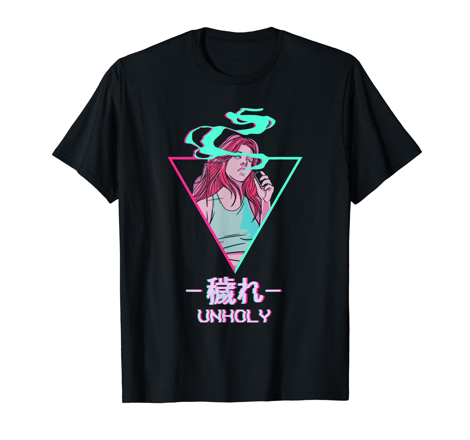 Unholy Japanese Otaku Anime T-Shirt - Aesthetic Graphic for Adults - T-Shirt, Sweatshirt, Hoodie