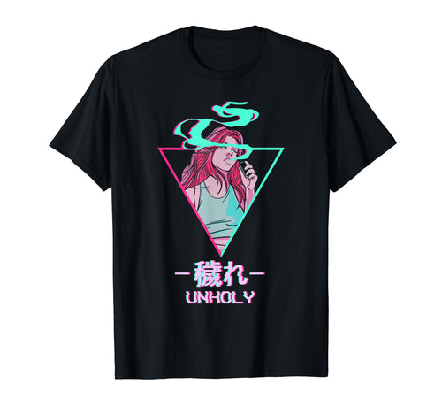 Unholy Japanese Otaku Anime T-Shirt - Aesthetic Graphic for Adults - T-Shirt, Sweatshirt, Hoodie