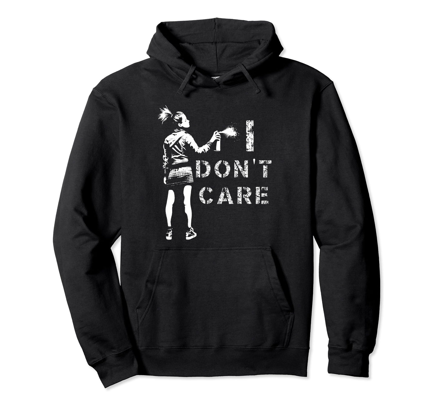 Sarcastic I Dont Care Grunge 90S Hoodie - Casual Everyday Wear for Adults - T-Shirt, Sweatshirt, Hoodie