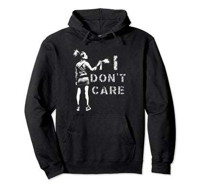 Sarcastic I Dont Care Grunge 90S Hoodie - Casual Everyday Wear for Adults - T-Shirt, Sweatshirt, Hoodie