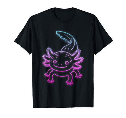 Pastel Aesthetic Axolotl Gradient T-Shirt - Novelty Apparel Men Women - T-Shirt, Sweatshirt, Hoodie