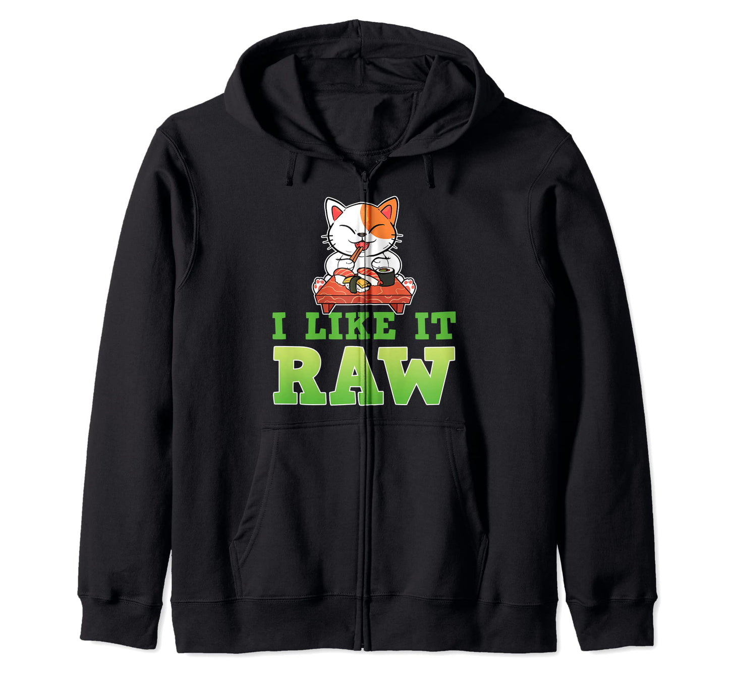 Kawaii Sushi Japan Lover Aesthetic Hoodie - Streetwear Style Men Women - T-Shirt, Sweatshirt, Hoodie