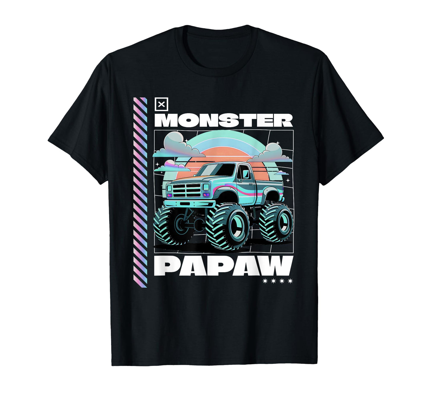 Monster Truck Papaw Aesthetic T-Shirt - Streetwear Style for Adults - T-Shirt, Sweatshirt, Hoodie
