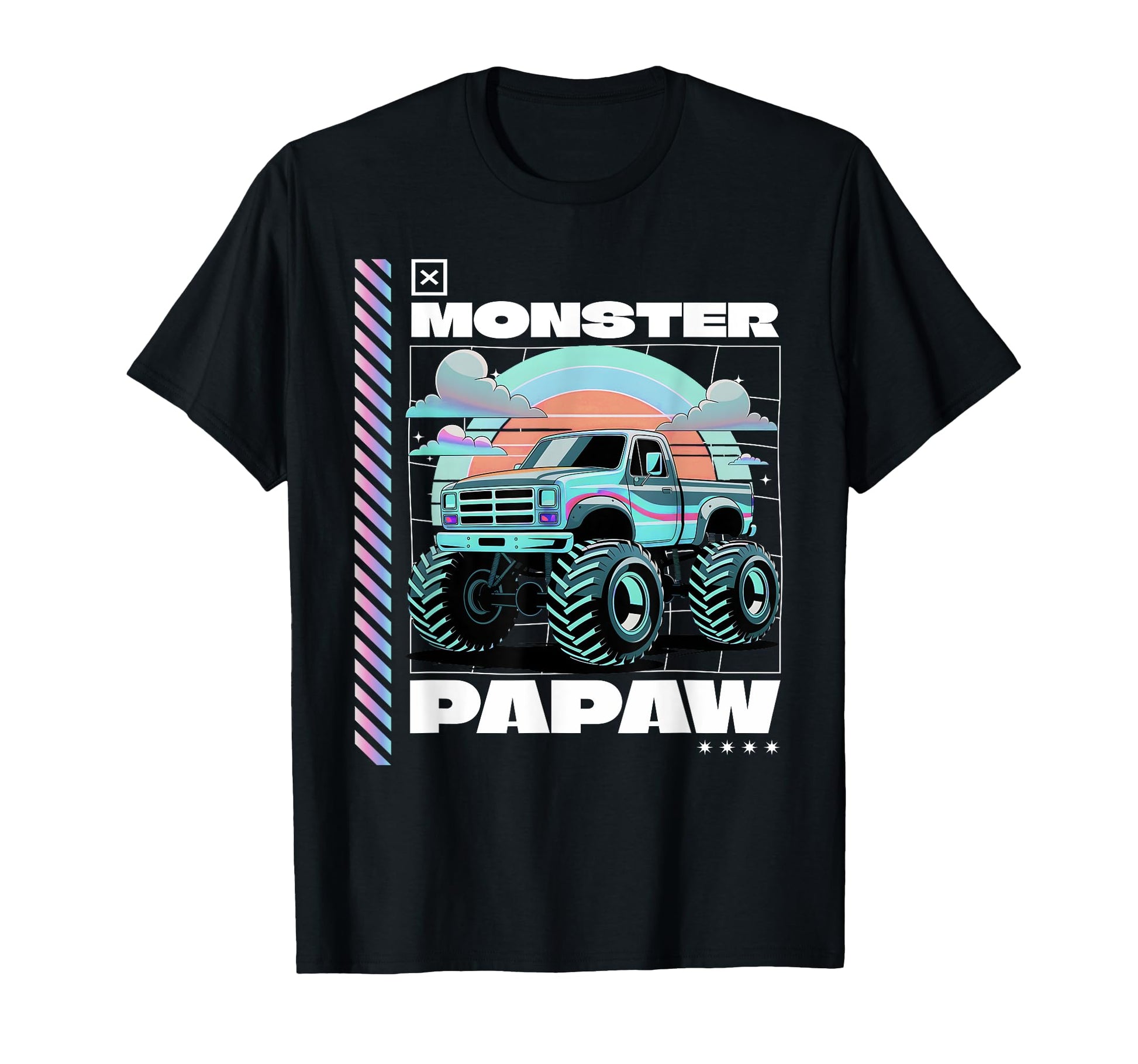 Monster Truck Papaw Aesthetic T-Shirt - Streetwear Style for Adults - T-Shirt, Sweatshirt, Hoodie
