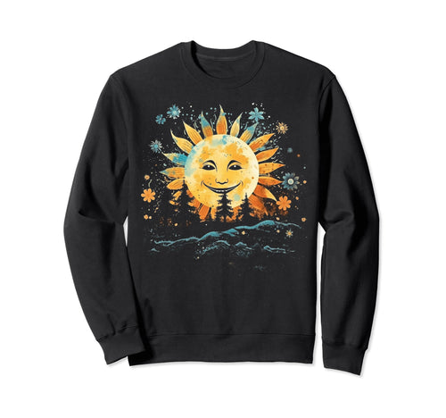 Sun Boho Groovy Sunshine Grunge 33 Sweatshirt - Novelty Apparel Unisex - T-Shirt, Sweatshirt, Hoodie