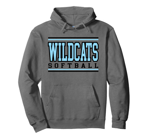 Wildcats Softball Mom Game Day Light Hoodie - Custom Art Print for Adults - T-Shirt, Sweatshirt, Hoodie