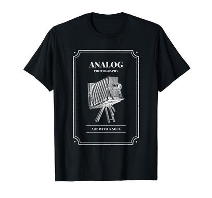 Analog Photography Art Soul Camera T-Shirt - Trendy Graphic for Adults - T-Shirt, Sweatshirt, Hoodie