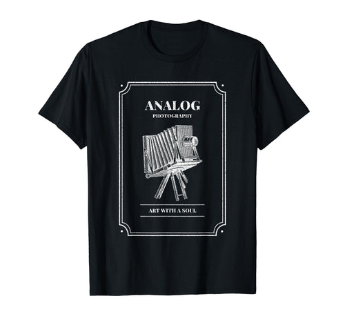 Analog Photography Art Soul Camera T-Shirt - Trendy Graphic for Adults - T-Shirt, Sweatshirt, Hoodie