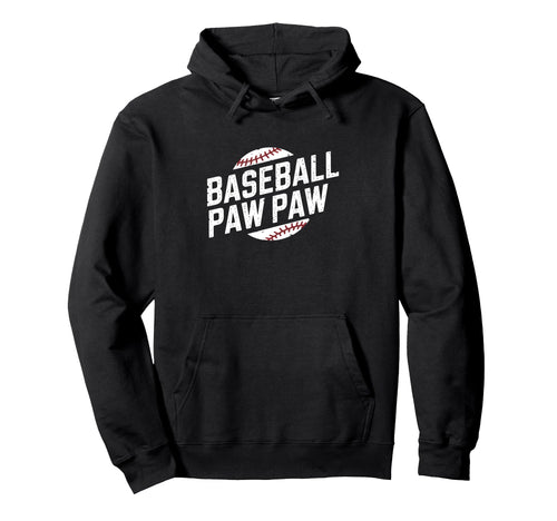 Baseball Paw Paw Grandpa Player Coach Hoodie - Minimalist Print Men Women - T-Shirt, Sweatshirt, Hoodie