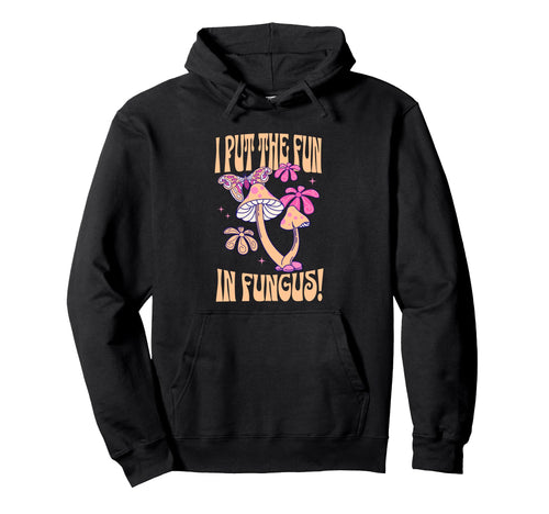 Funny Mushroom Lover Groovy Boho Hoodie - Graphic Print Unisex - T-Shirt, Sweatshirt, Hoodie