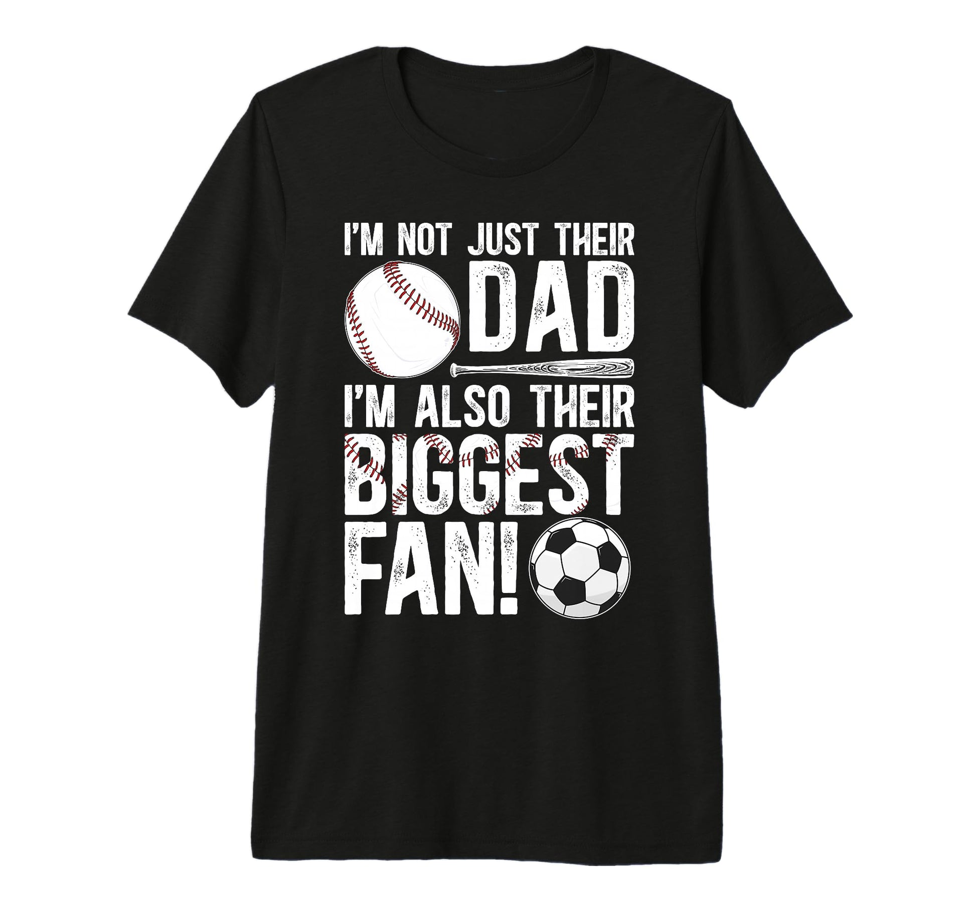 Mens Their Biggest Fan Baseball Soccer T-Shirt - Novelty Apparel Unisex - T-Shirt, Sweatshirt, Hoodie