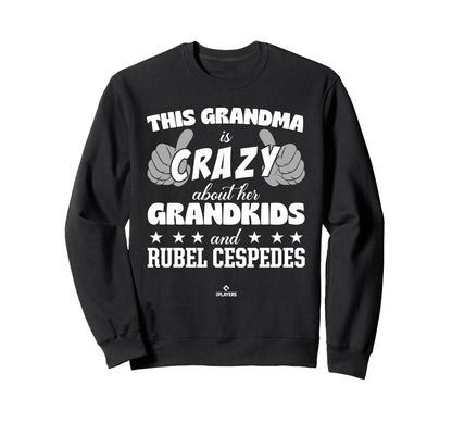 Grandma Crazy Rubel Cespedes Sweatshirt - Aesthetic Graphic for Adults - T-Shirt, Sweatshirt, Hoodie