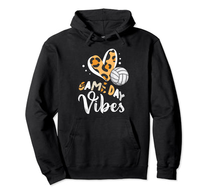 Volleyball Game Day Bleached Volleyball Hoodie - Trendy Graphic Unisex - T-Shirt, Sweatshirt, Hoodie