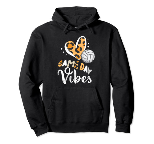 Volleyball Game Day Bleached Volleyball Hoodie - Trendy Graphic Unisex - T-Shirt, Sweatshirt, Hoodie