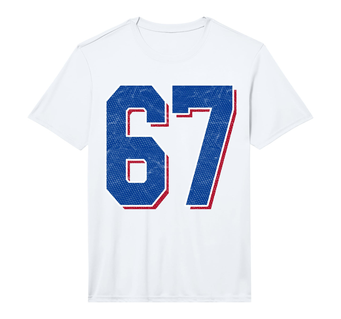 Number 67 Numbered Uniform Sports Team T-Shirt - Trendy Graphic Men Women - T-Shirt, Sweatshirt, Hoodie