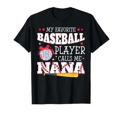 My Favorite Baseball Player Calls Me T-Shirt - Minimalist Print Unisex - T-Shirt, Sweatshirt, Hoodie