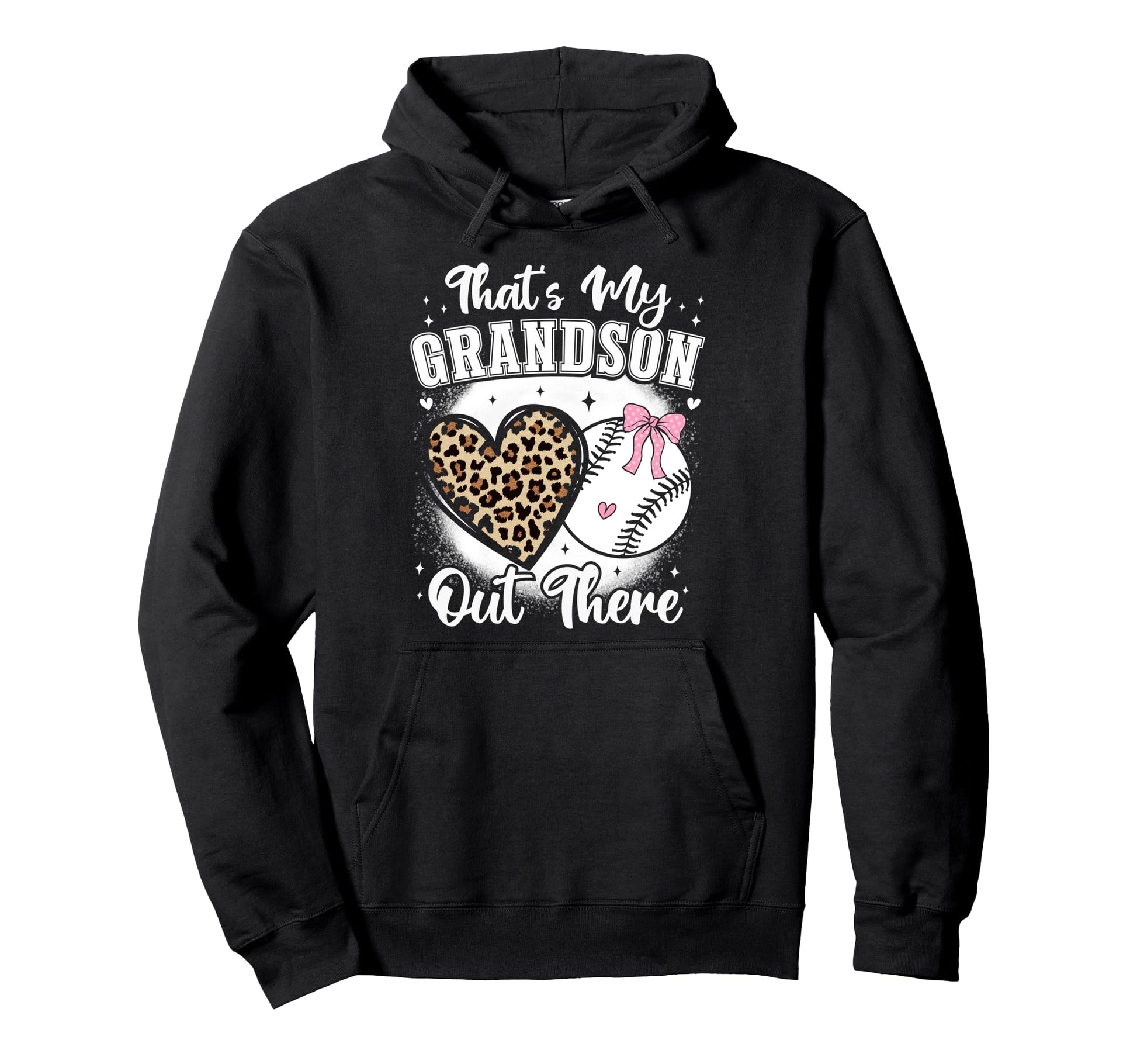 Baseball Grandma Thats My Grandson Hoodie - Minimalist Print Men Women - T-Shirt, Sweatshirt, Hoodie