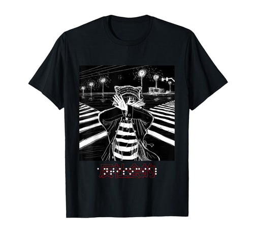 Anti Social Japanese Glitch Aesthetic T-Shirt - Custom Art Print Men Women - T-Shirt, Sweatshirt, Hoodie