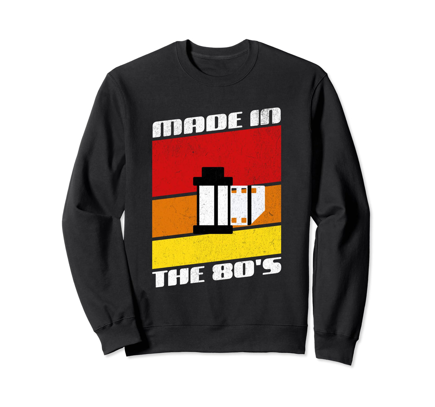 Made 80S Camera Film Roll 80S 90S Sweatshirt - Minimalist Print for Adults - T-Shirt, Sweatshirt, Hoodie