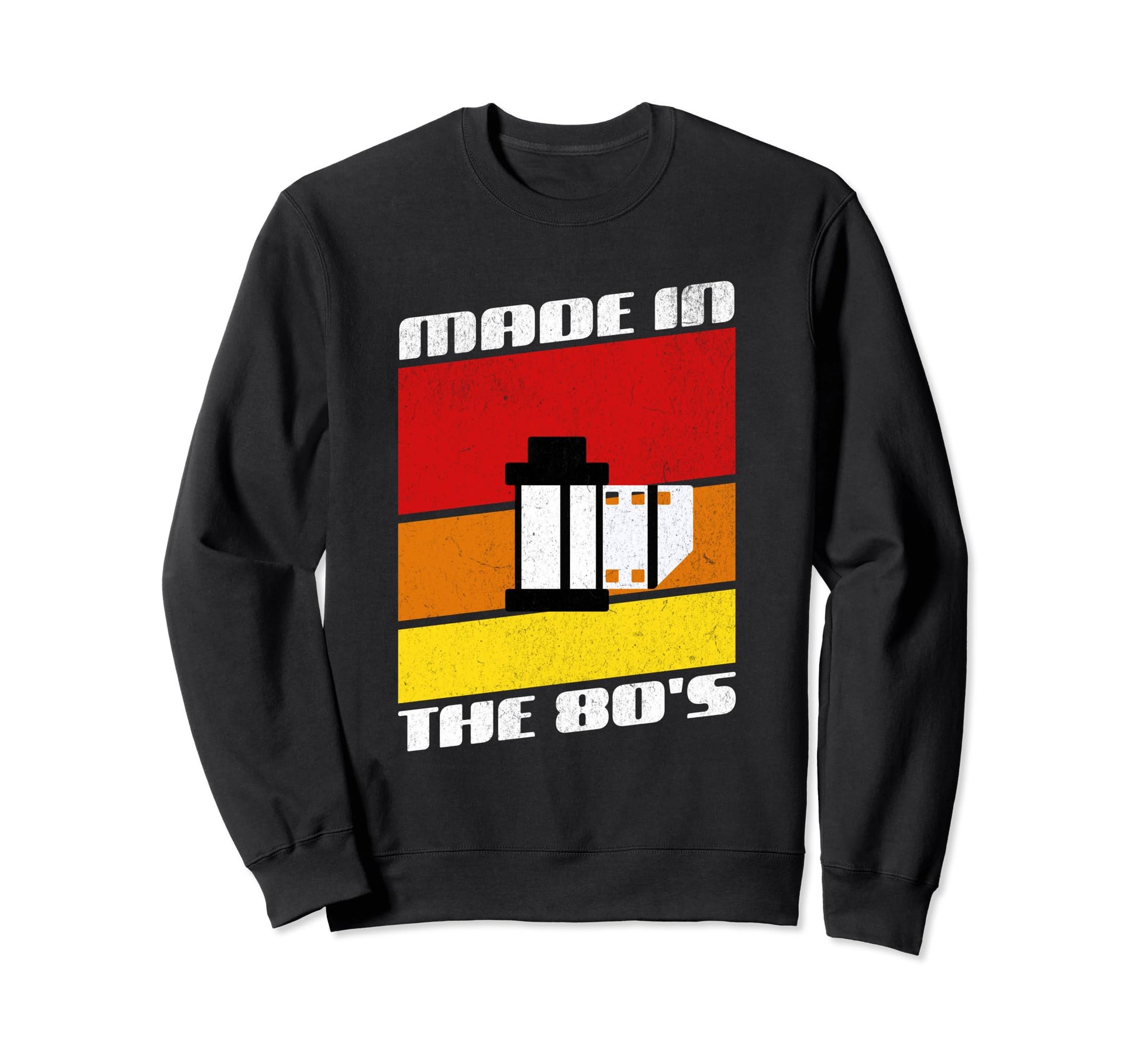 Made 80S Camera Film Roll 80S 90S Sweatshirt - Minimalist Print for Adults - T-Shirt, Sweatshirt, Hoodie