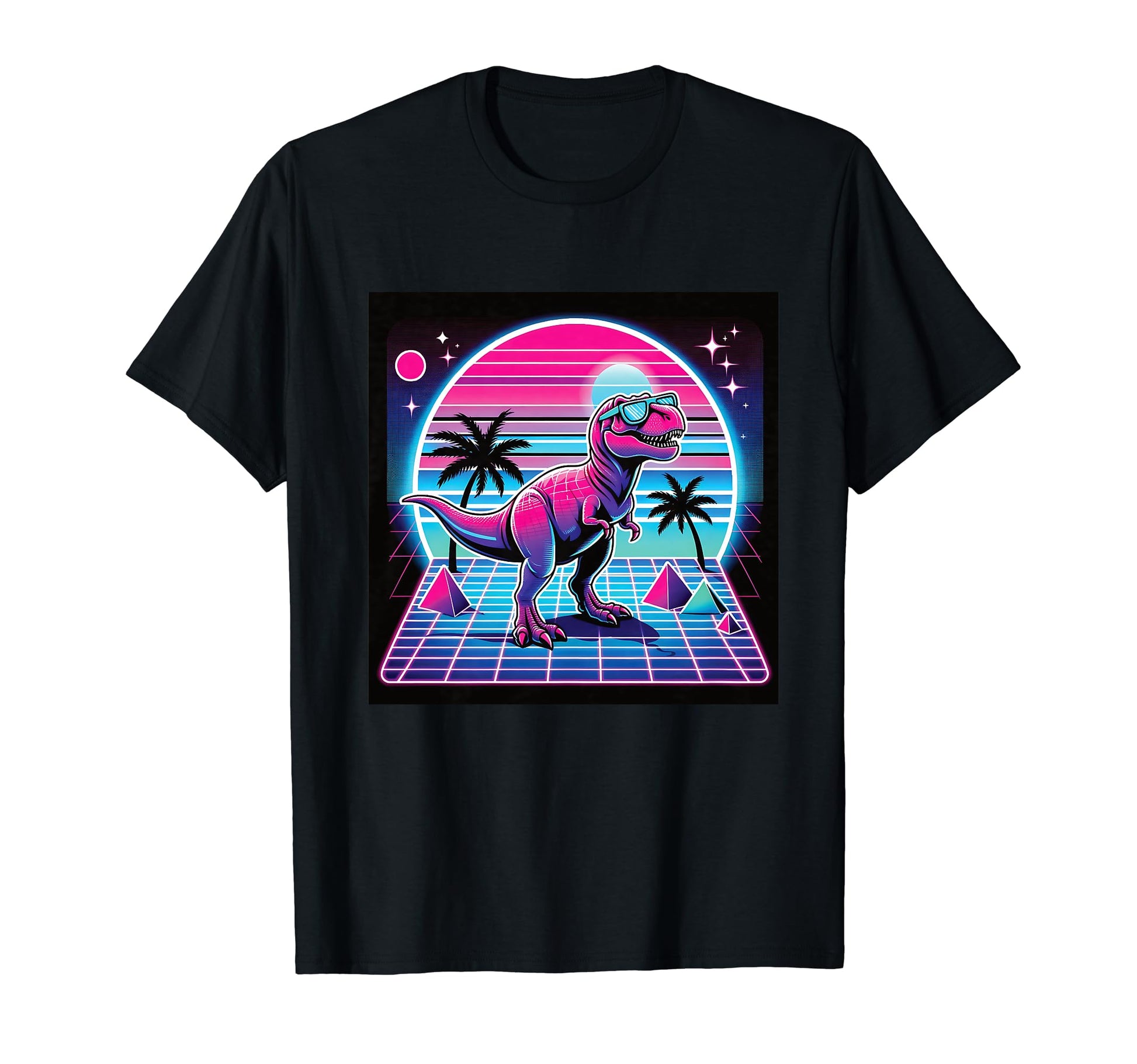 Retrowave Synthwave Aesthetic T-Shirt - Minimalist Print for Adults - T-Shirt, Sweatshirt, Hoodie