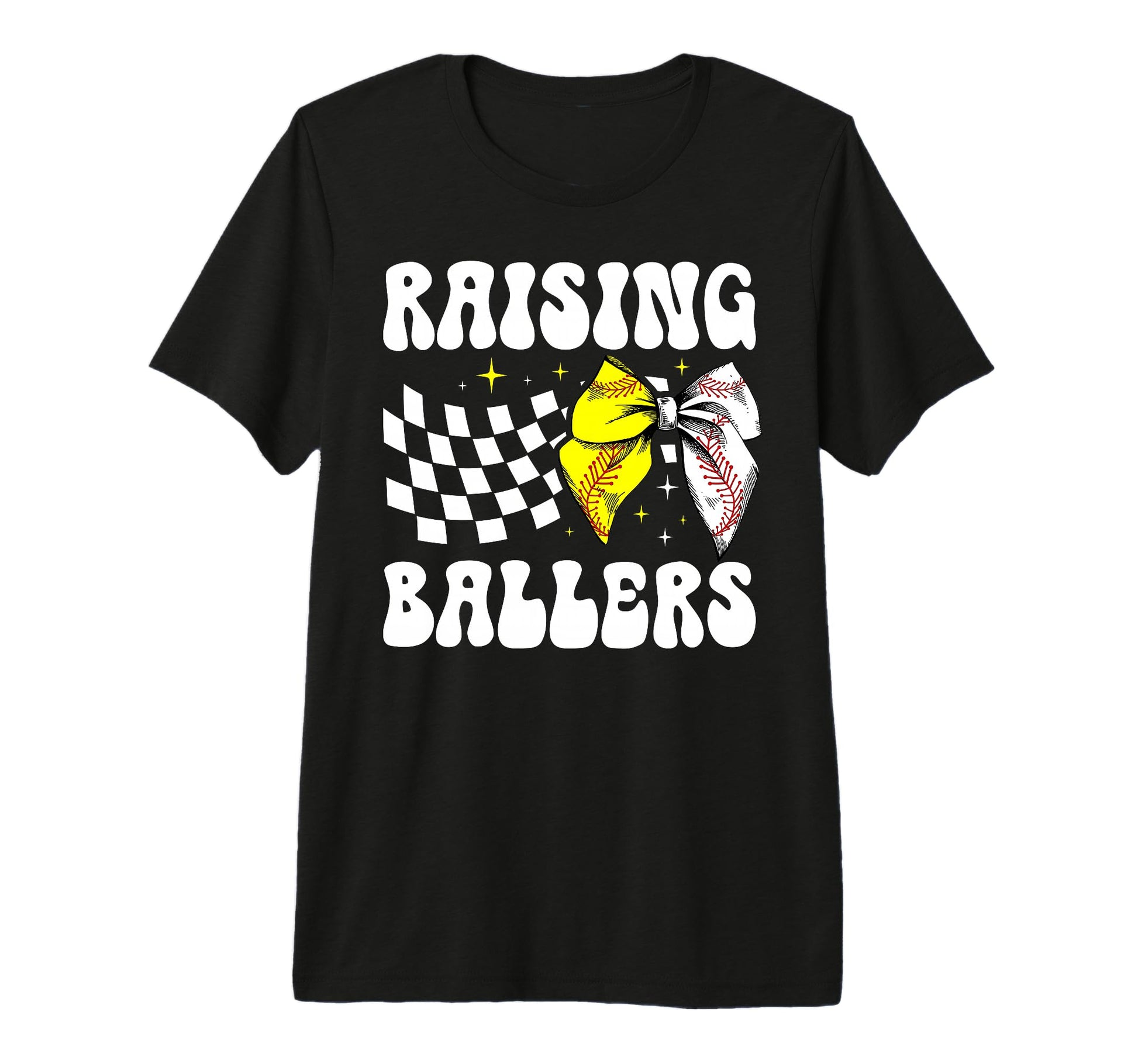 Raising Ballers Groovy Baseball T-Shirt - Novelty Apparel Men Women - T-Shirt, Sweatshirt, Hoodie