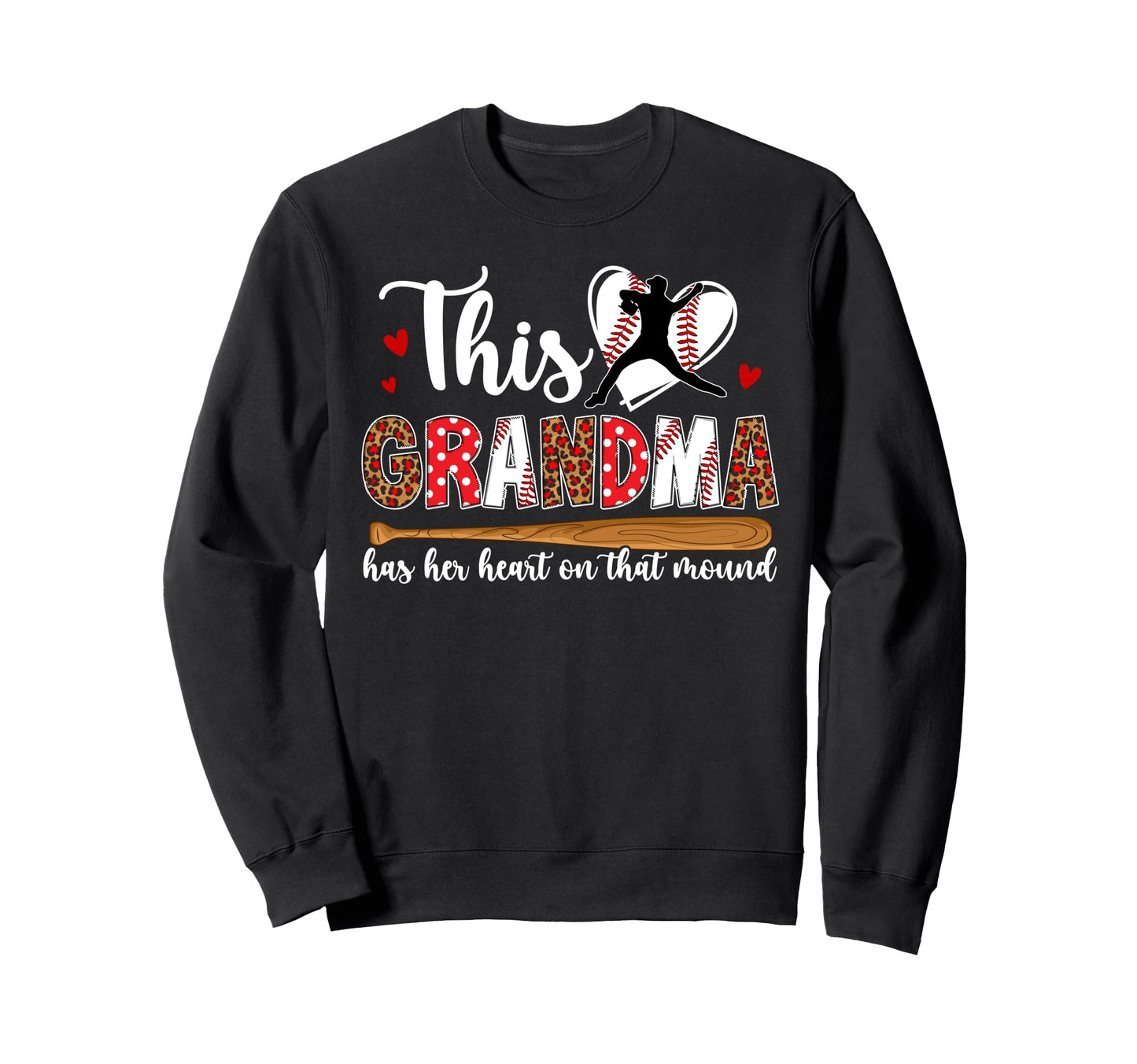 Proud Baseball Pitcher Grandma Sweatshirt - Streetwear Style Unisex - T-Shirt, Sweatshirt, Hoodie