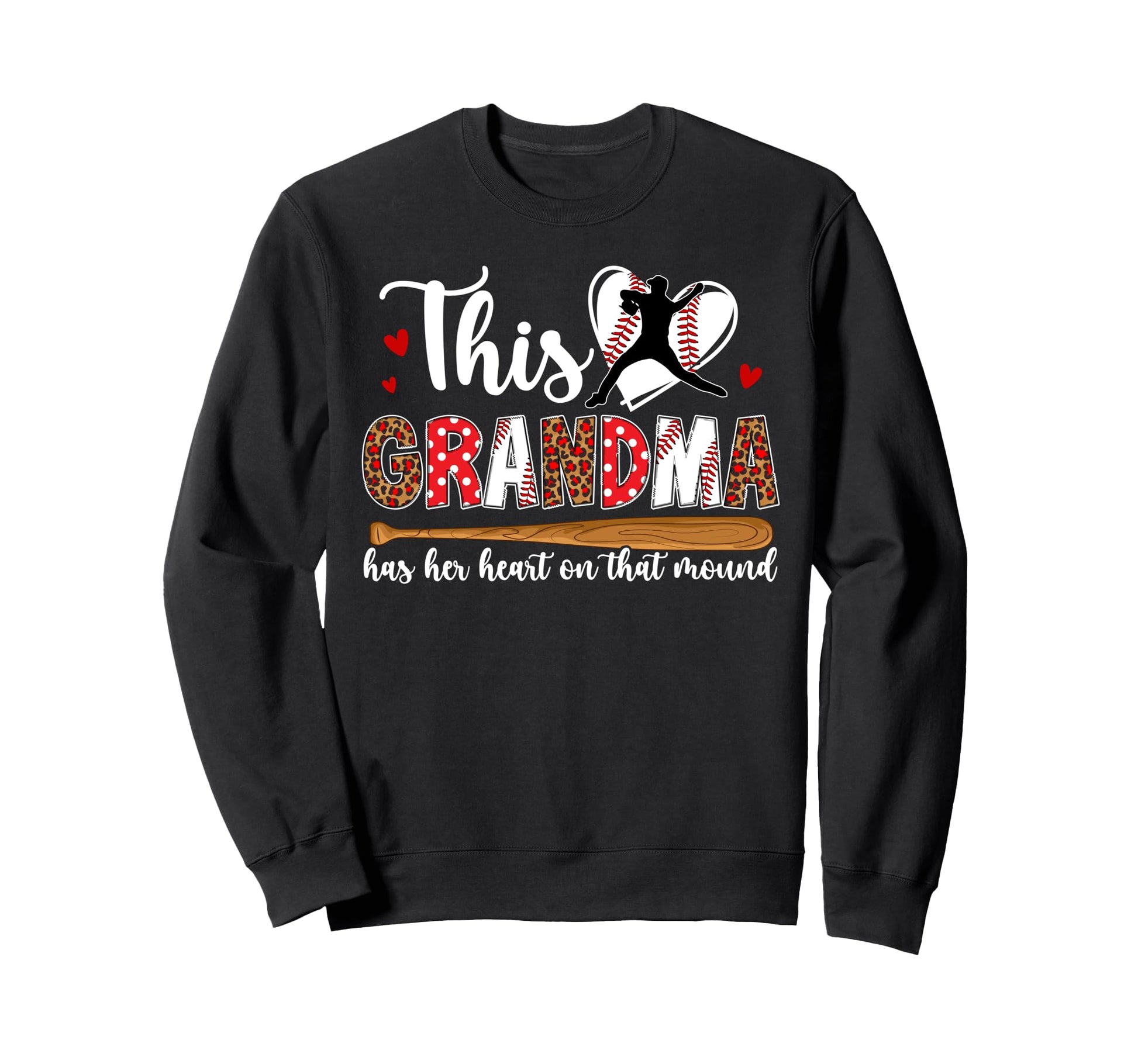 Proud Baseball Pitcher Grandma Sweatshirt - Streetwear Style Unisex - T-Shirt, Sweatshirt, Hoodie