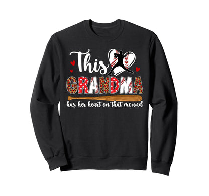 Proud Baseball Pitcher Grandma Sweatshirt - Streetwear Style Unisex - T-Shirt, Sweatshirt, Hoodie