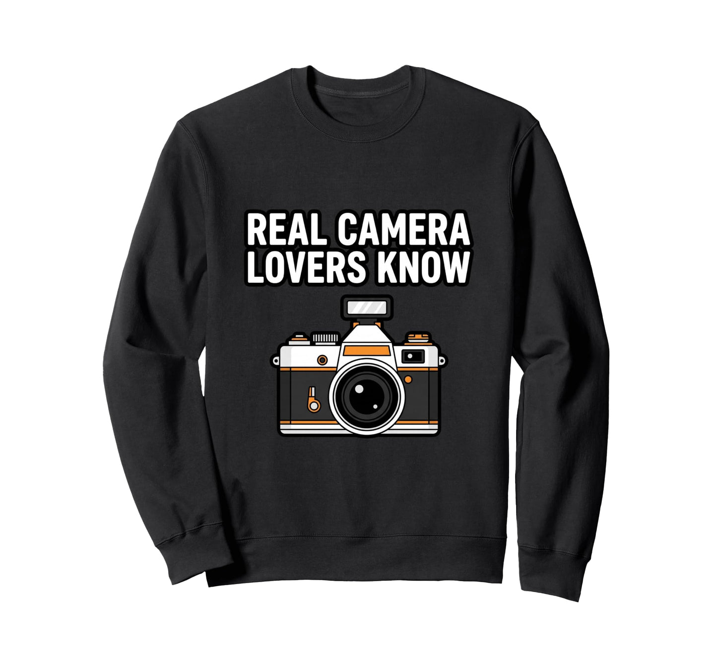 Camera Enthusiast Sweatshirt - Custom Art Print for Adults - T-Shirt, Sweatshirt, Hoodie