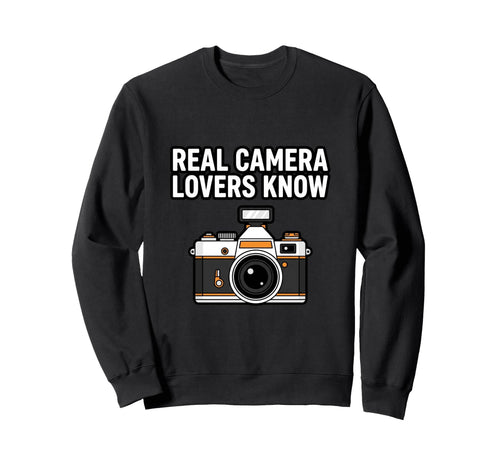 Camera Enthusiast Sweatshirt - Custom Art Print for Adults - T-Shirt, Sweatshirt, Hoodie