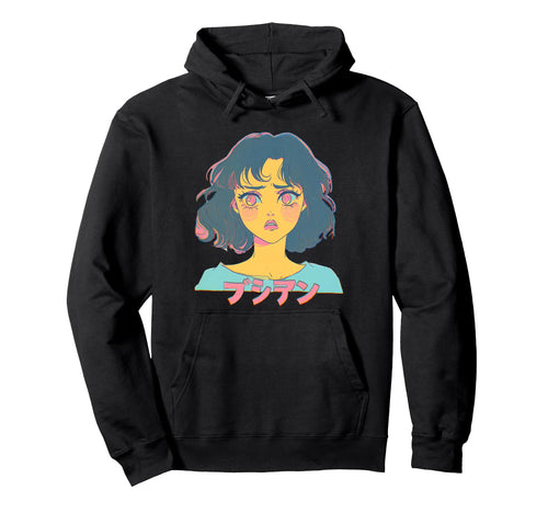 Goth Grunge Demon Anime Waifu Horror Hoodie - Novelty Apparel Men Women - T-Shirt, Sweatshirt, Hoodie