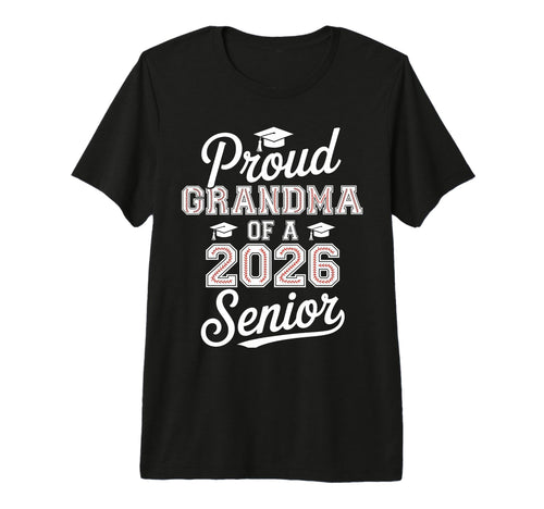Proud Grandma 2026 Senior Baseball T-Shirt - Trendy Graphic for Adults - T-Shirt, Sweatshirt, Hoodie