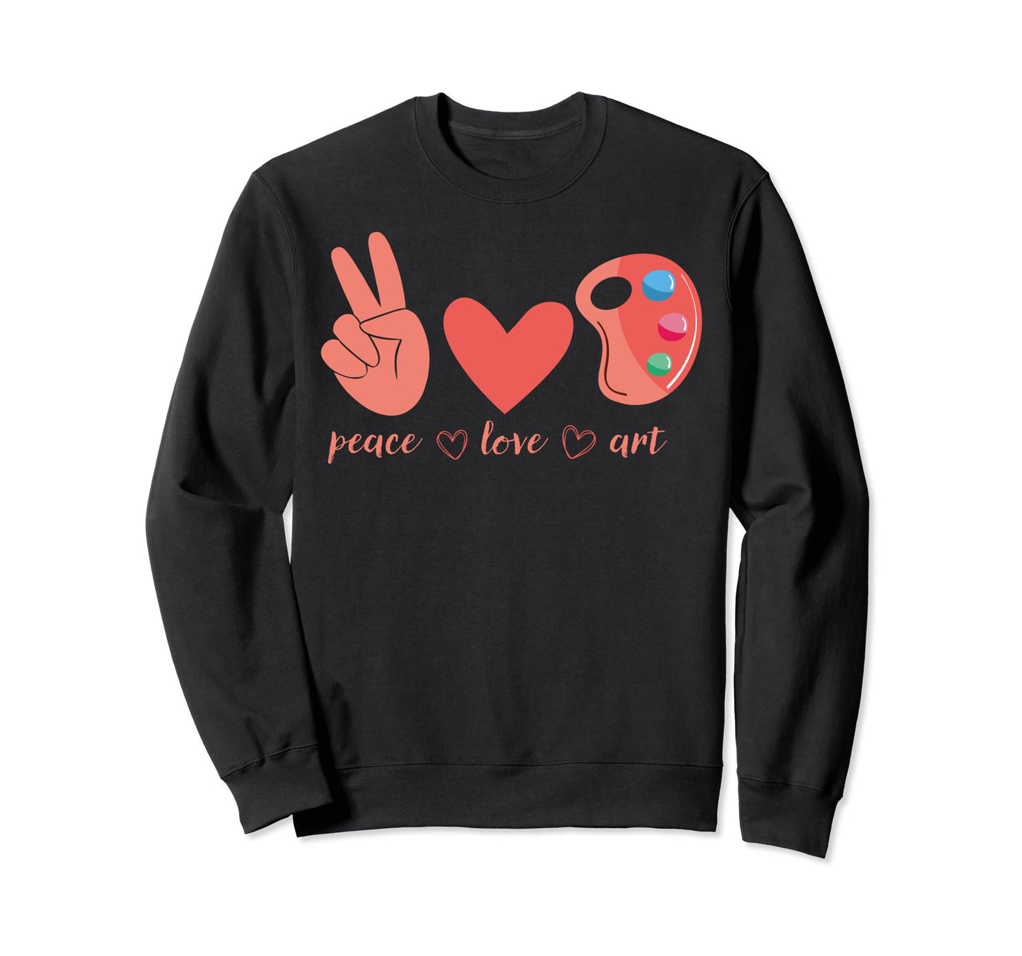 Painters Artists Paint Pallet Sweatshirt - Novelty Apparel Men Women - T-Shirt, Sweatshirt, Hoodie