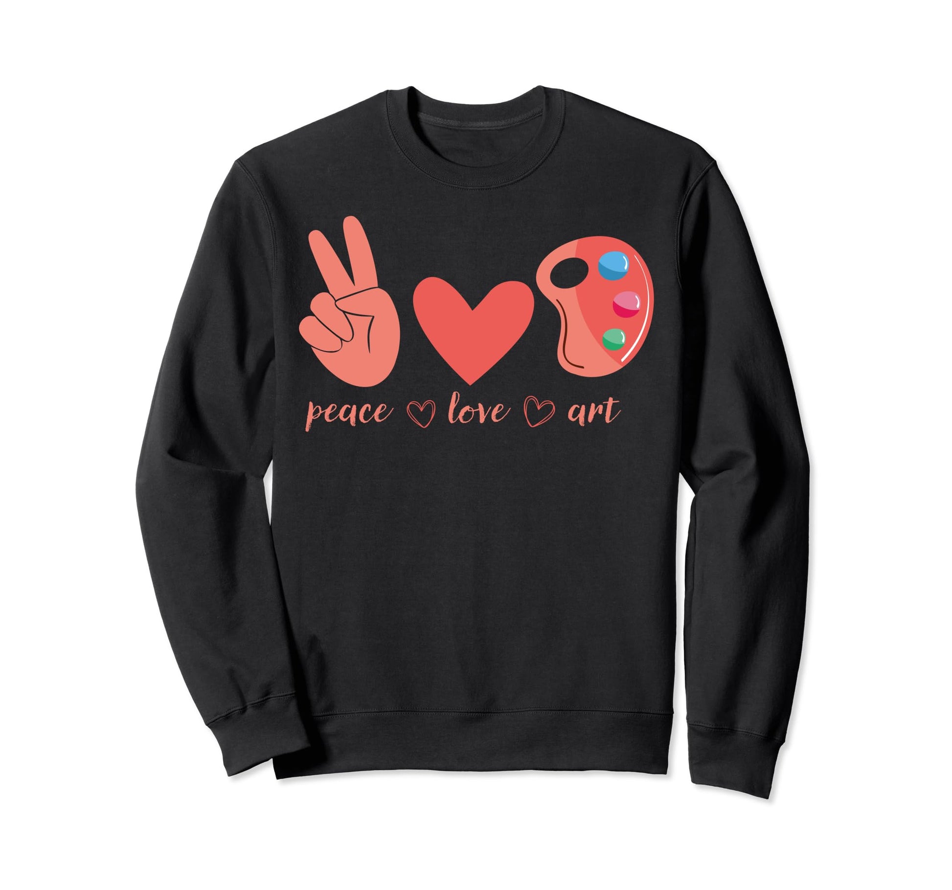 Painters Artists Paint Pallet Sweatshirt - Novelty Apparel Men Women - T-Shirt, Sweatshirt, Hoodie