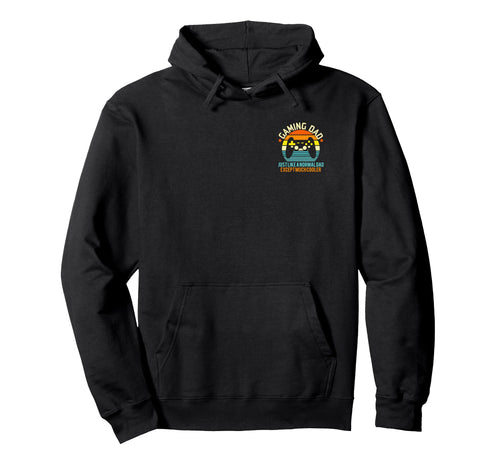 Gaming Dad Much Cooler Fathers Day Hoodie - Minimalist Print Men Women - T-Shirt, Sweatshirt, Hoodie