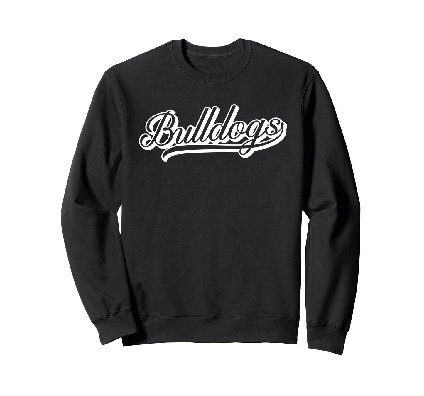Bulldogs Baseball Bulldog Mascot Sweatshirt - Minimalist Print Men Women - T-Shirt, Sweatshirt, Hoodie