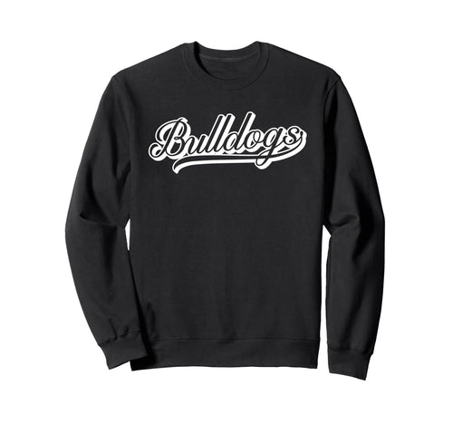 Bulldogs Baseball Bulldog Mascot Sweatshirt - Minimalist Print Men Women - T-Shirt, Sweatshirt, Hoodie