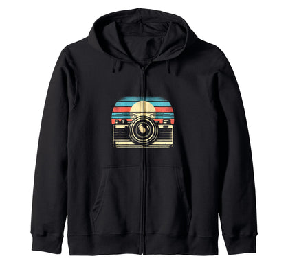 Camera Sunset Sweatshirt - Novelty Apparel Unisex - T-Shirt, Sweatshirt, Hoodie
