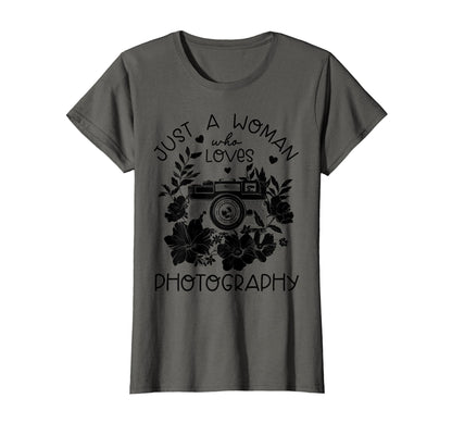 Photographer Camera Flowers Photography T-Shirt - Graphic Print Men Women - T-Shirt, Sweatshirt, Hoodie