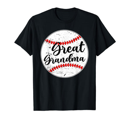 Baseball Great Grandma Proud Baseball T-Shirt - Novelty Apparel Men Women - T-Shirt, Sweatshirt, Hoodie